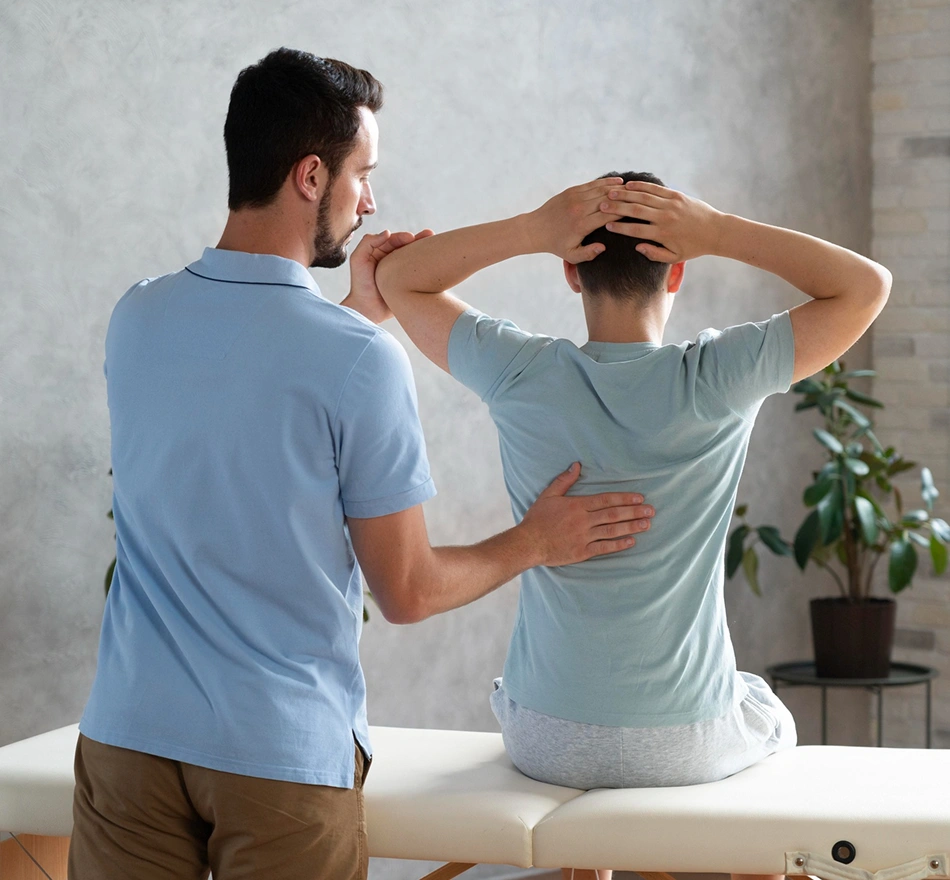 Physiotherapy session